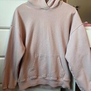 Hollister Women’s Light Pink Hoodie Sweater